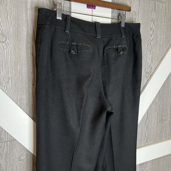 280. Ann Taylor Cuffed Classic Charcoal Grey Trousers Size 10 - Picture 5 of 8